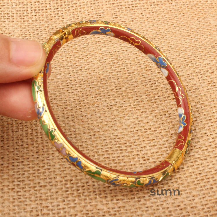 Tianna Vintage Enamel Bracelet