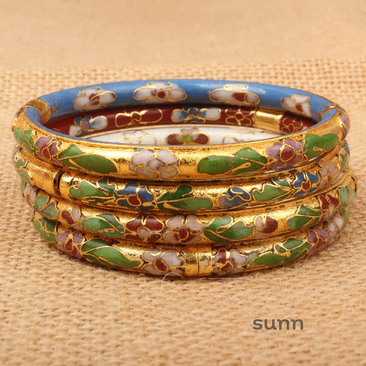 Tianna Vintage Enamel Bracelet