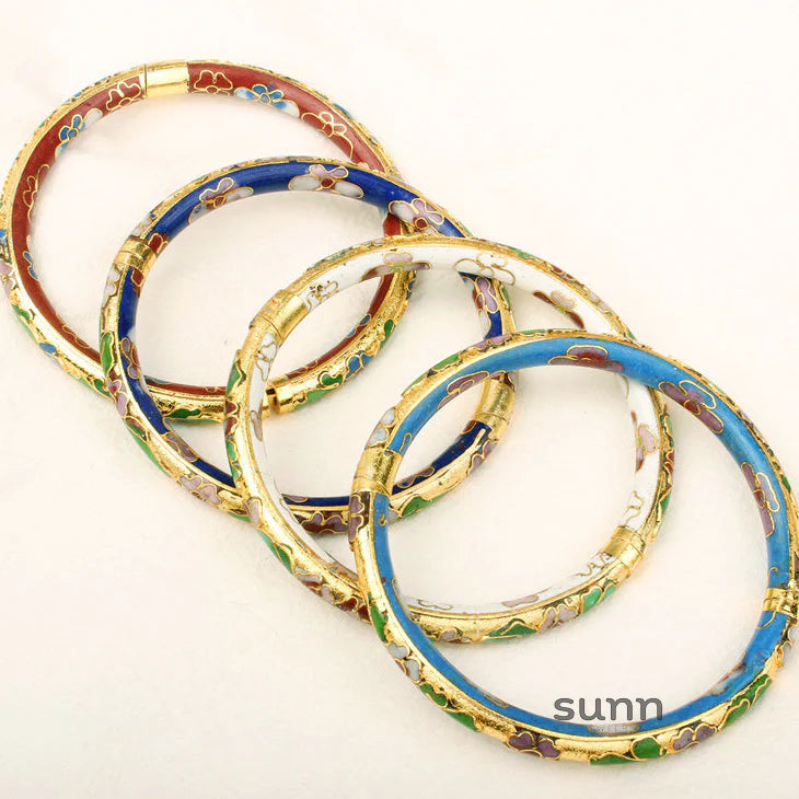 Tianna Vintage Enamel Bracelet