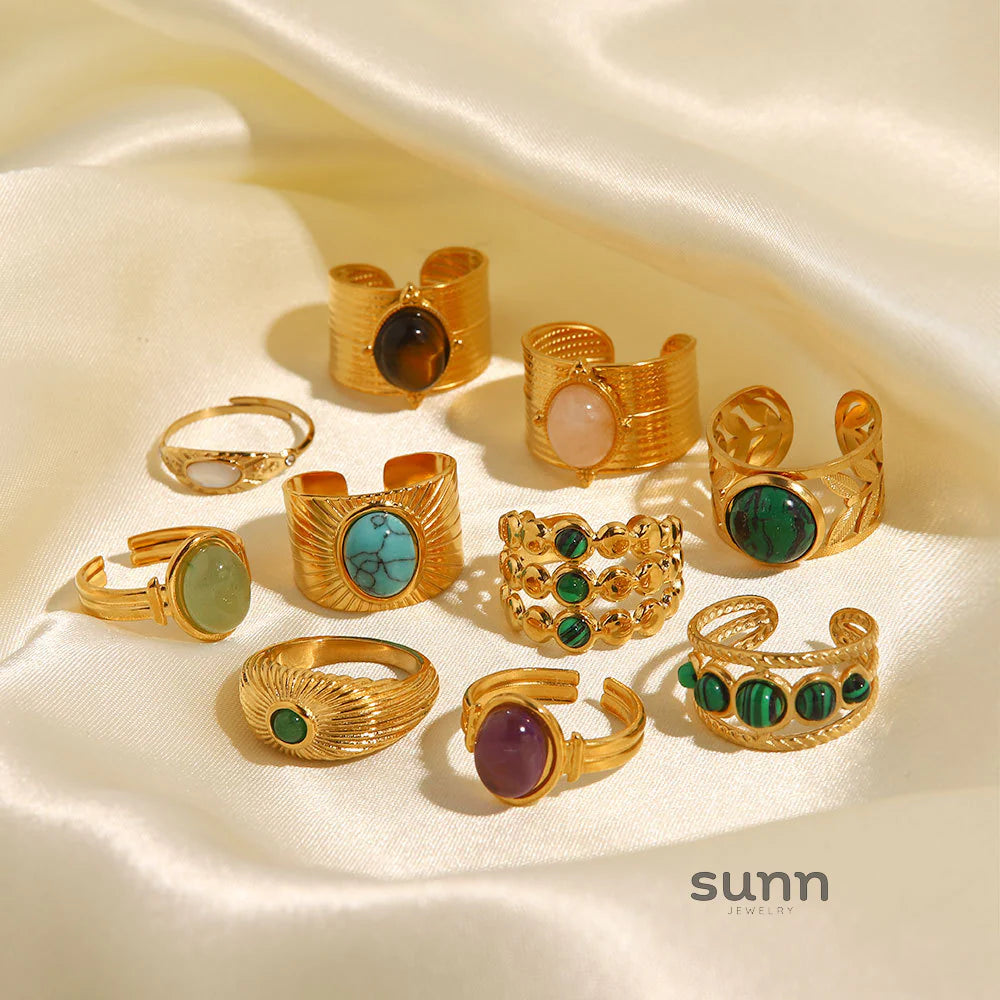 Timber Irregular Gemstone Ring