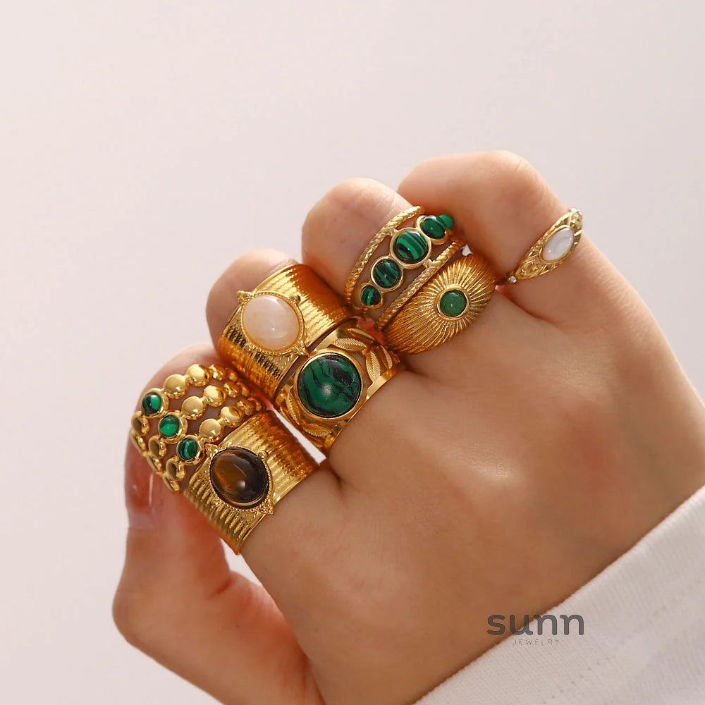 Timber Irregular Gemstone Ring