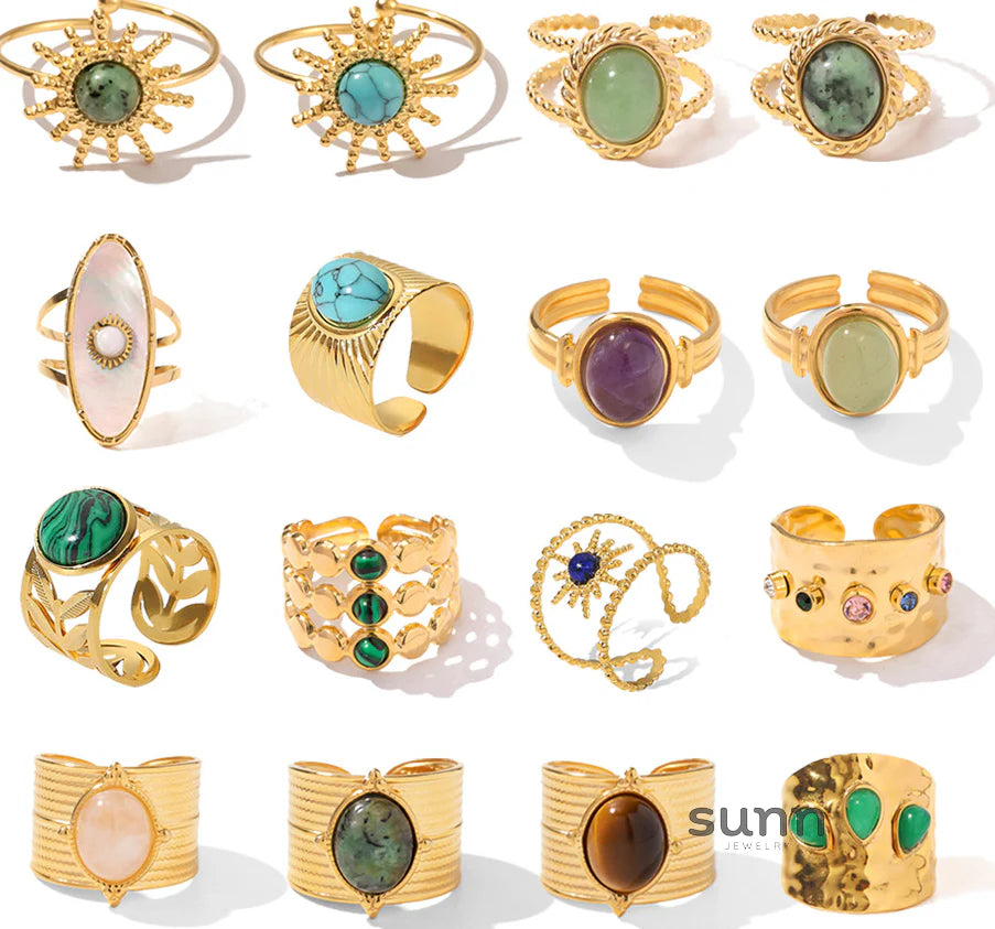 Timber Irregular Gemstone Ring