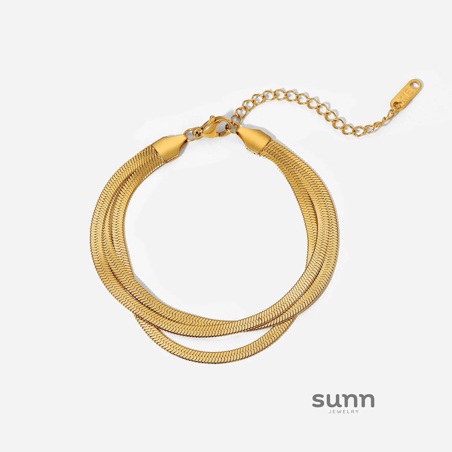 Timia Layered Snake Bracelet