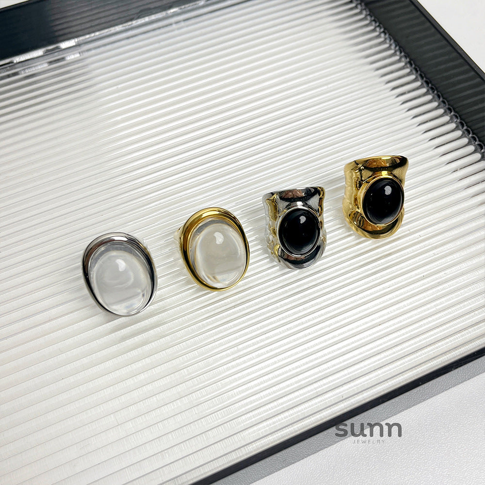 Tinleigh Cat Eye Statement Ring