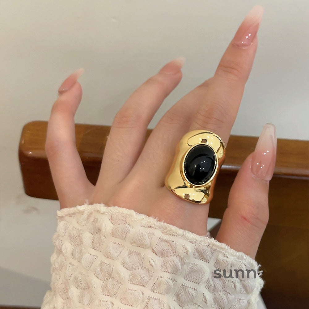 Tinleigh Cat Eye Statement Ring