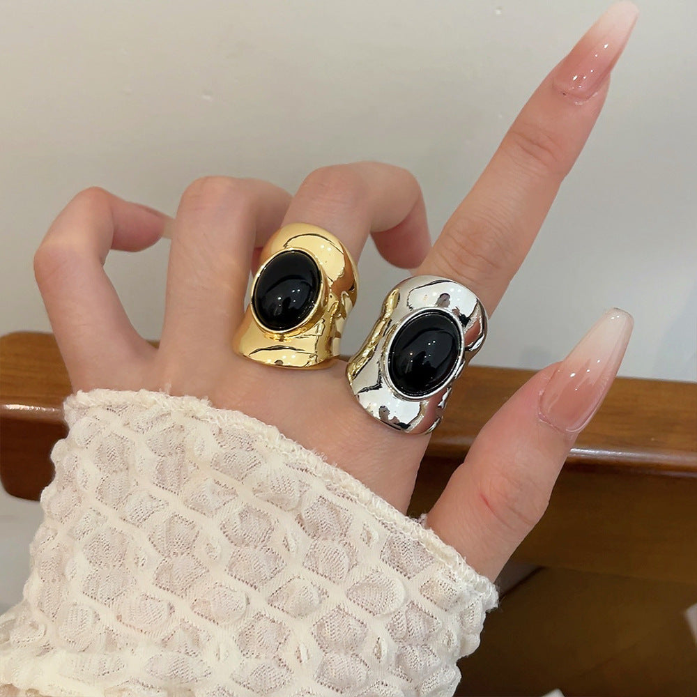 Tinleigh Cat Eye Statement Ring