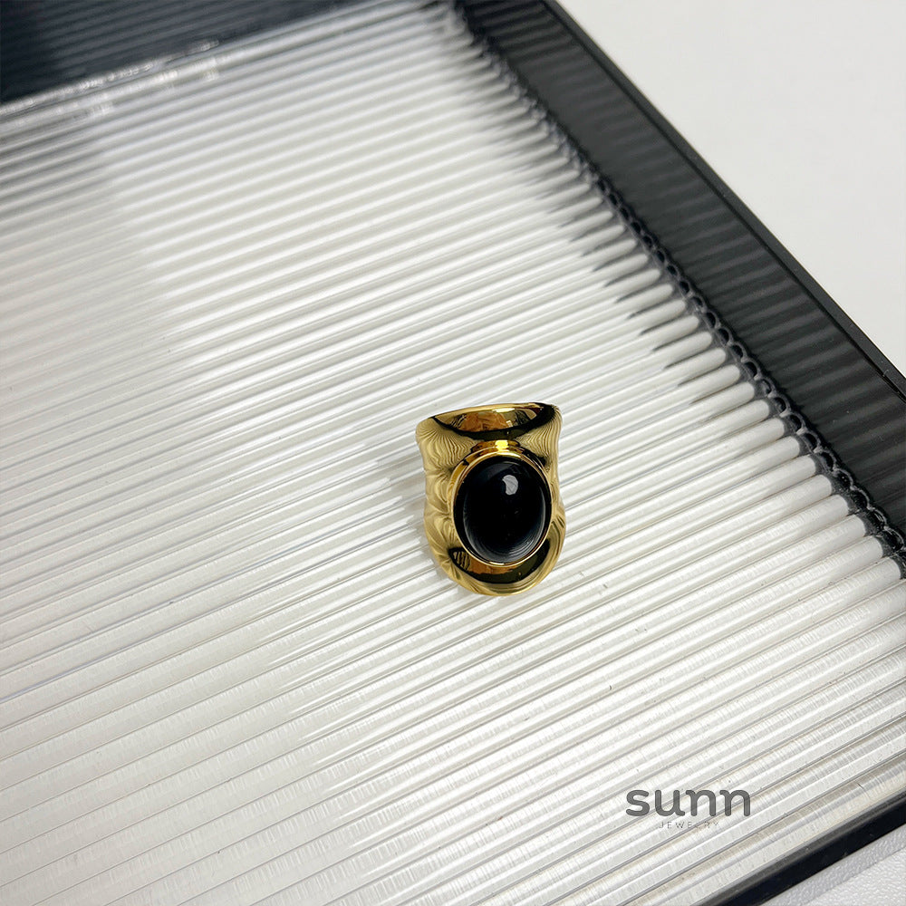 Tinleigh Cat Eye Statement Ring