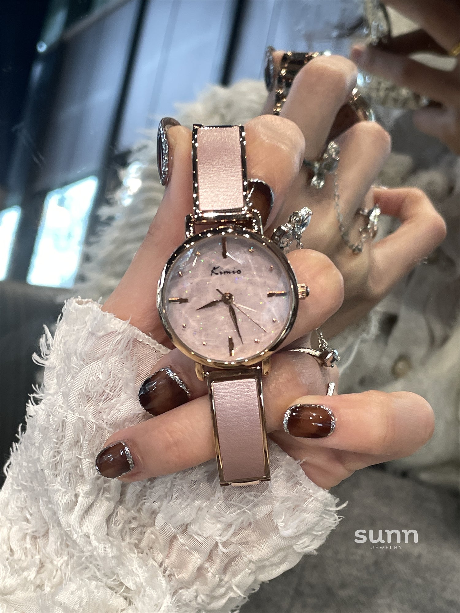 Tinsley Pink Bracelet Watch