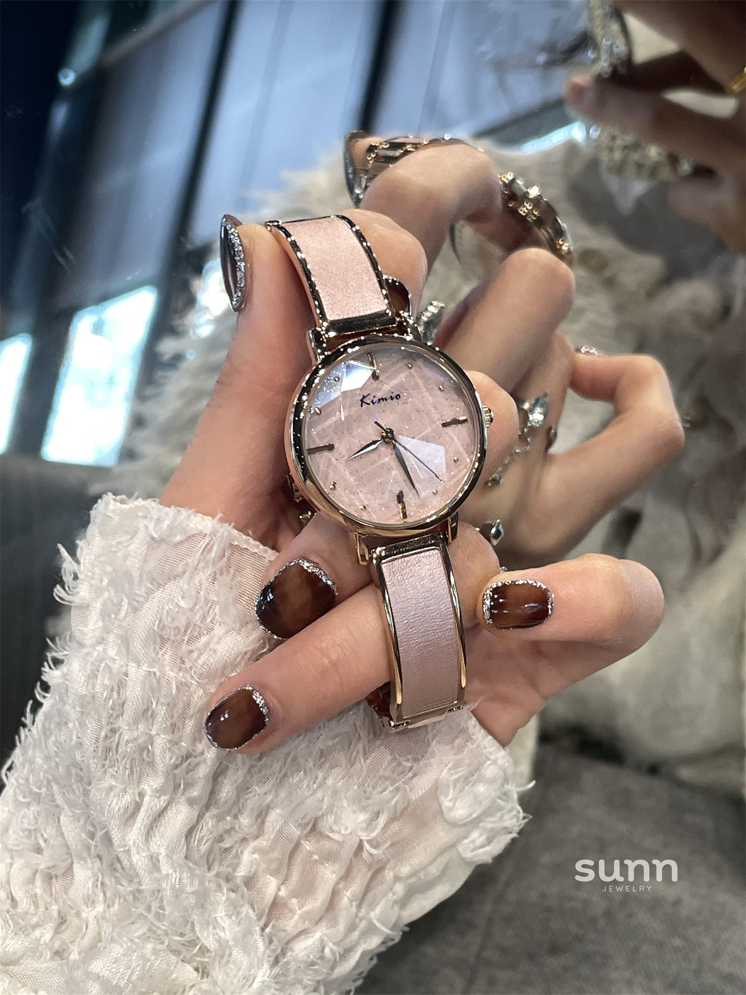 Tinsley Pink Bracelet Watch
