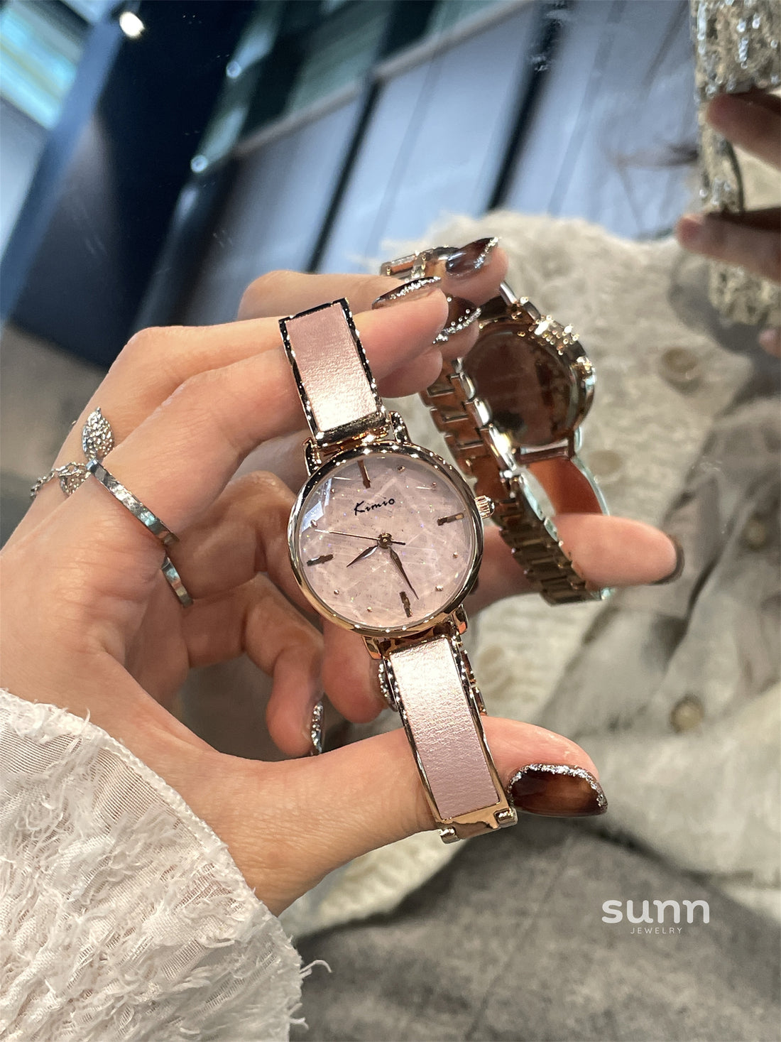 Tinsley Pink Bracelet Watch