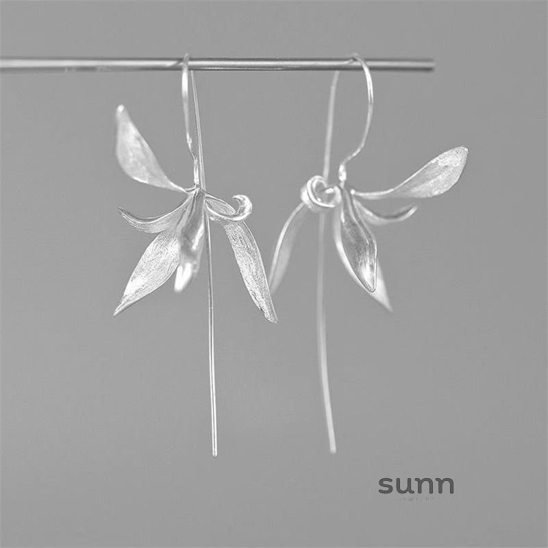 Toby Orchid Metal Studs [QS29NI55]