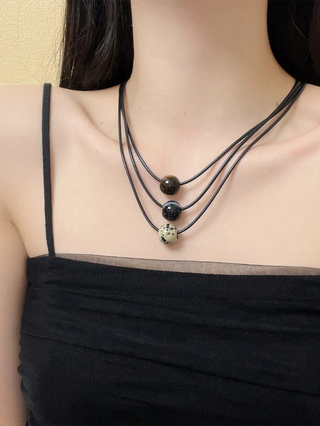 Tommi Stone Cord Necklace