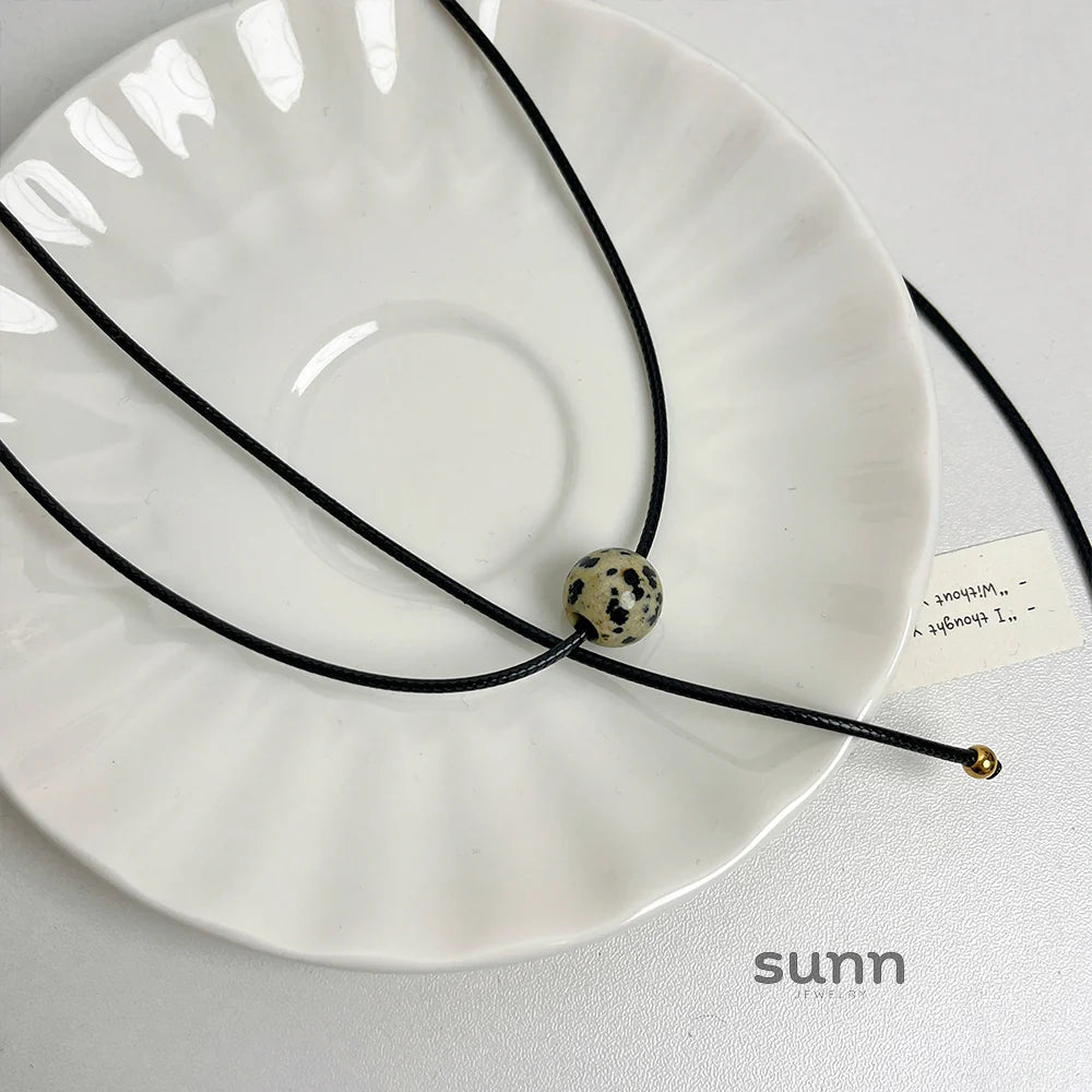 Tommi Stone Cord Necklace