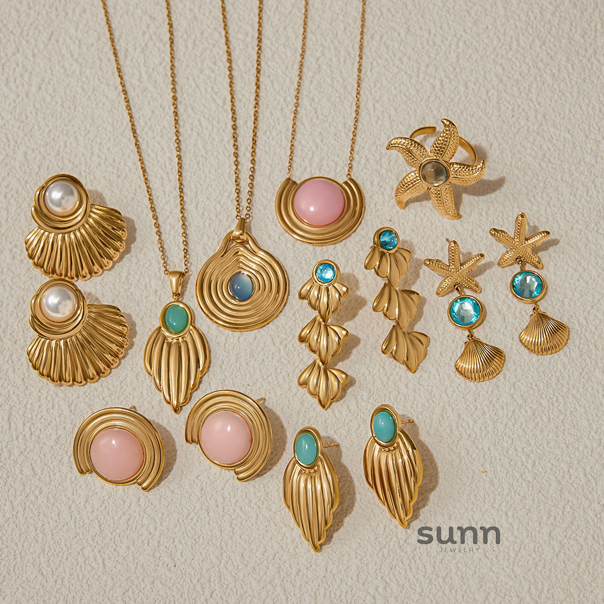 Tommie Ocean Charm Jewelry Set [WNMTLLWR]