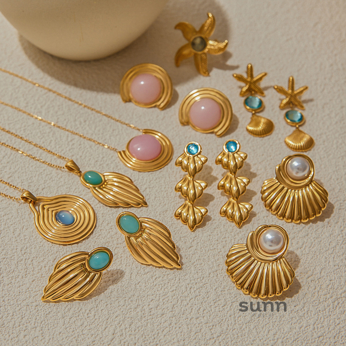 Tommie Ocean Charm Jewelry Set [5P2XYII9]