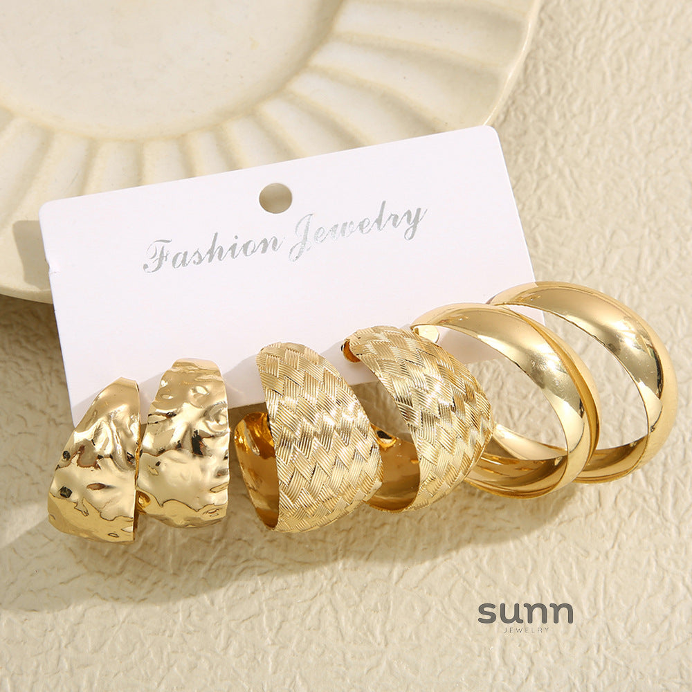Tori C-Shaped Earring Set [C39KY82U]