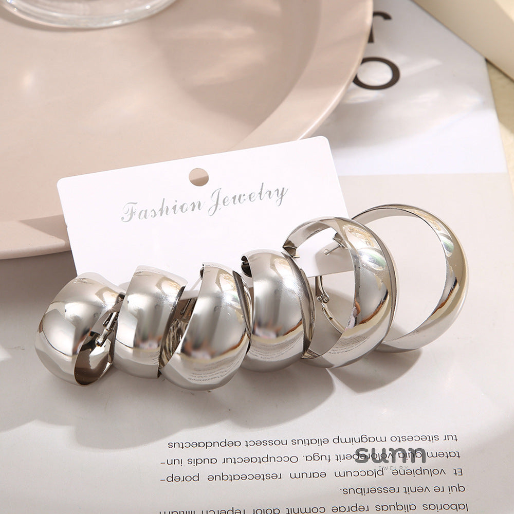 Tori C-Shaped Earring Set [G6UEFVDV]