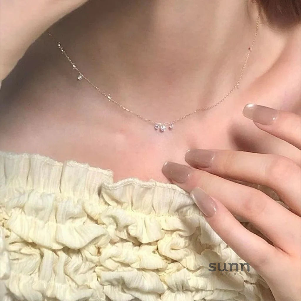 Tori Waterdrop Sparkle Necklace