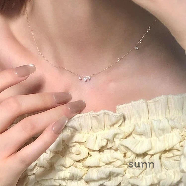 Tori Waterdrop Sparkle Necklace