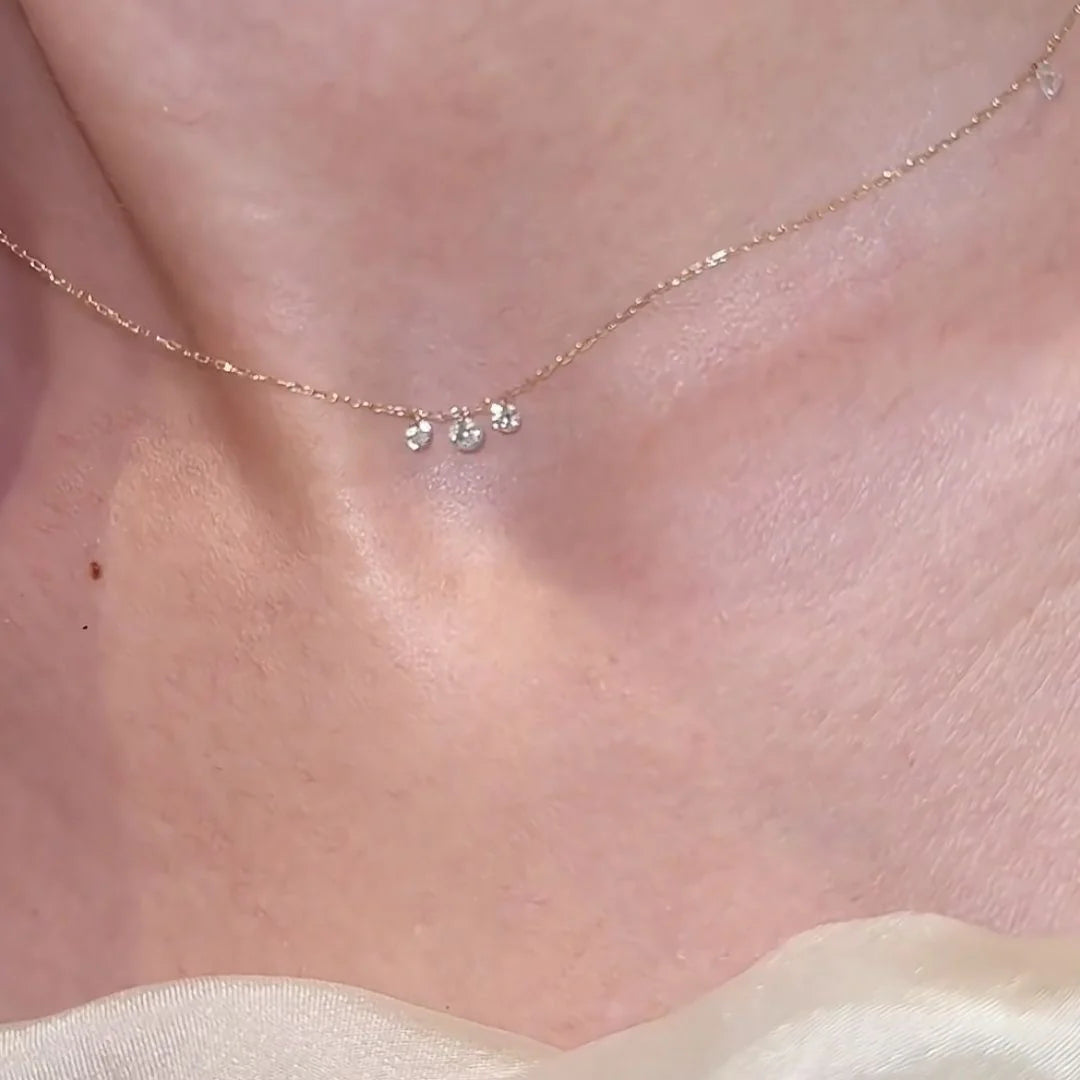 Tori Waterdrop Sparkle Necklace
