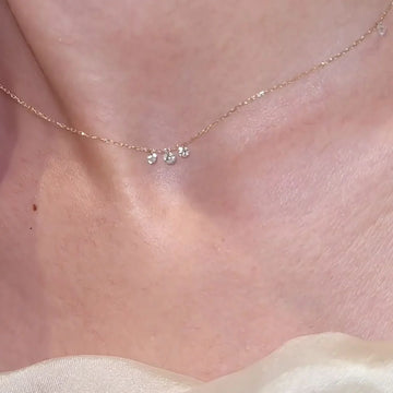 Tori Waterdrop Sparkle Necklace