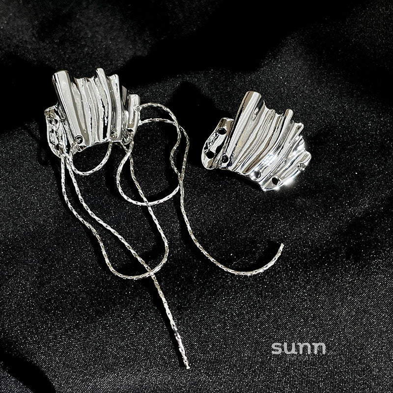 Tova Sculptural Wave Drop Earrings