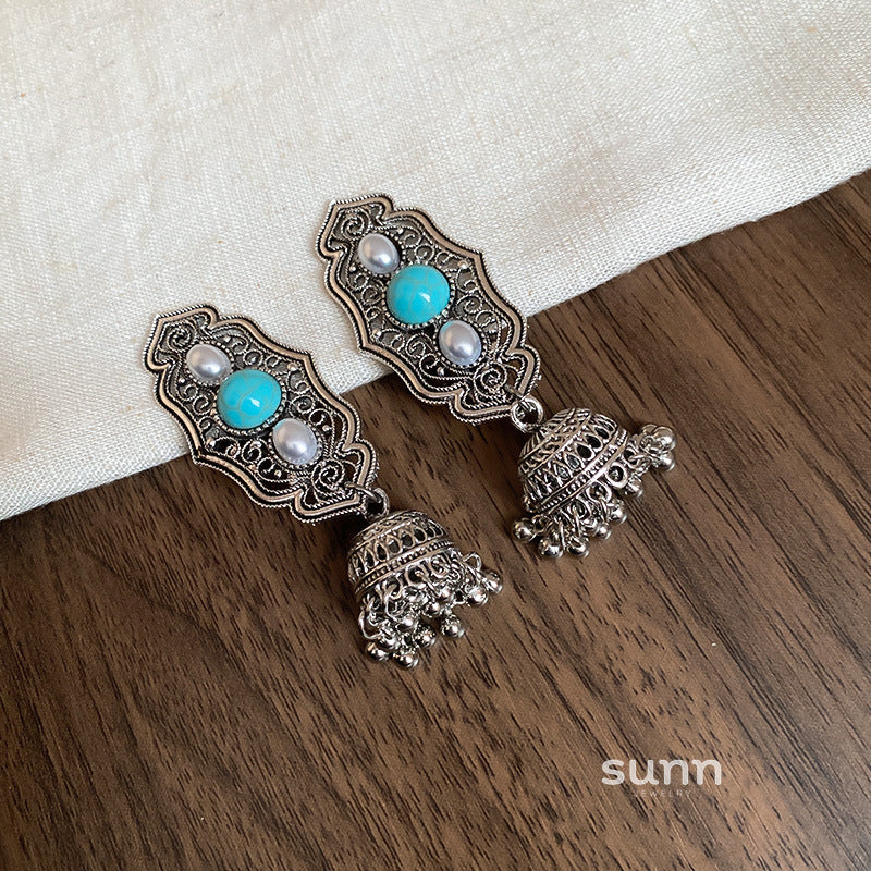 Triniti Turquoise Tassel Hairpin [74TS9TGP]