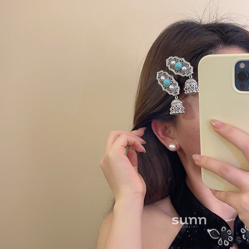 Triniti Turquoise Tassel Hairpin [NCK0WUNF]