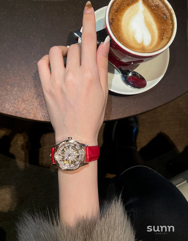 Tristyn Sunflower Mechanical Watch [KKXCURC9]