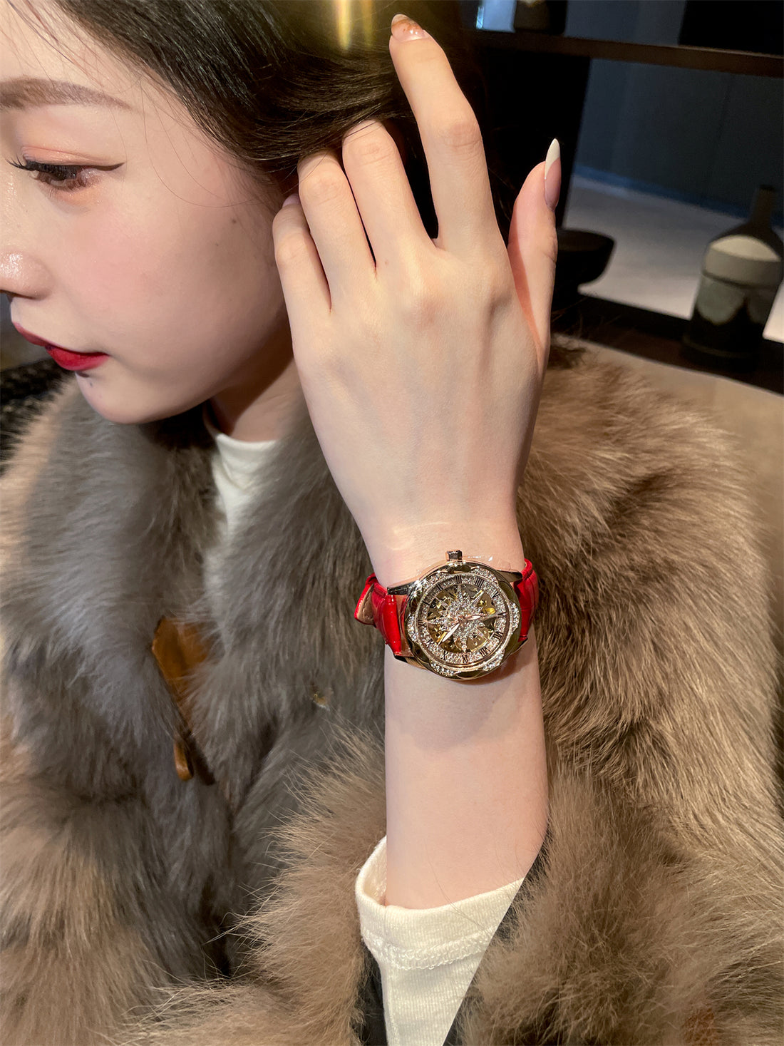 Tristyn Sunflower Mechanical Watch [SI4T8O4M]