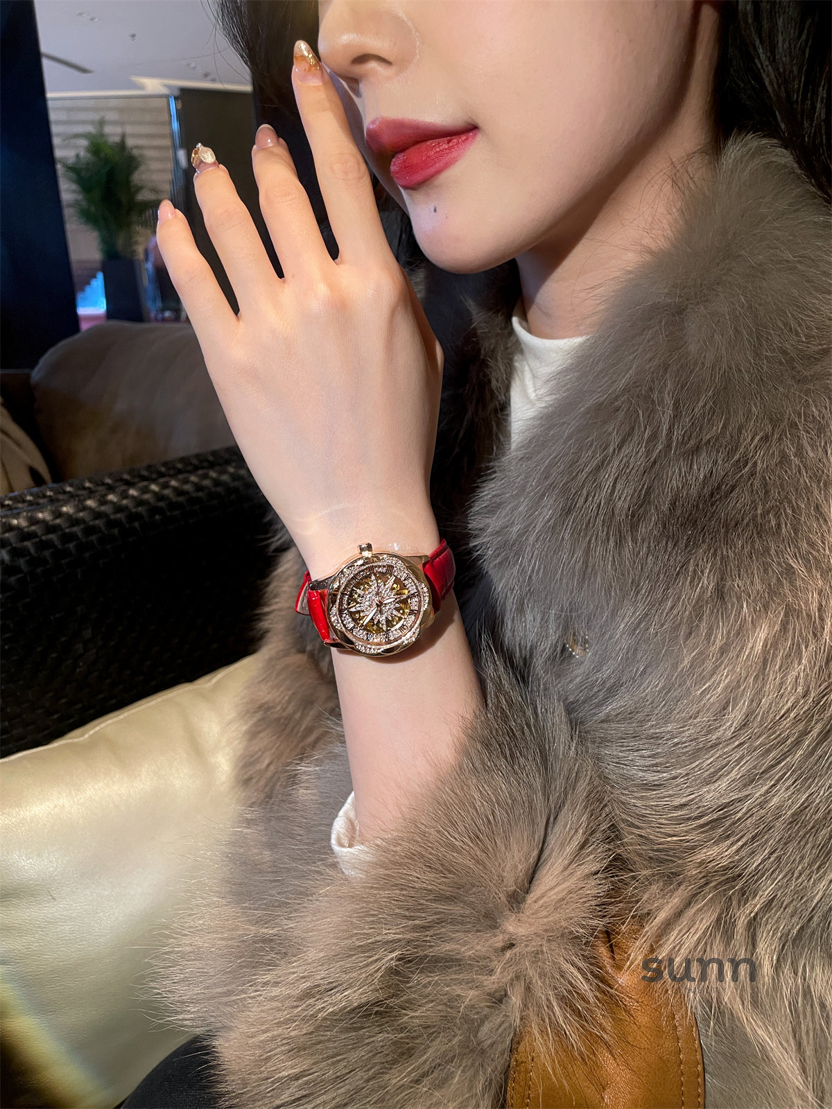 Tristyn Sunflower Mechanical Watch [IN7SPKAW]