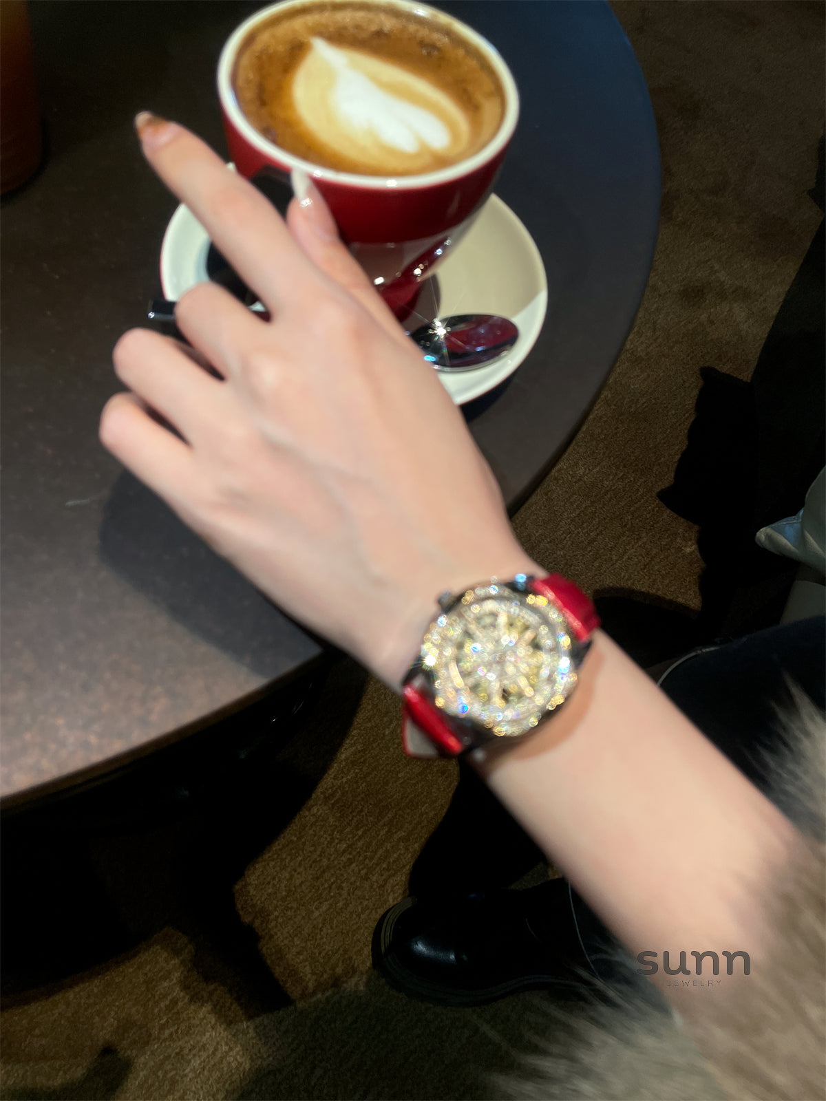 Tristyn Sunflower Mechanical Watch [T172G8SI]