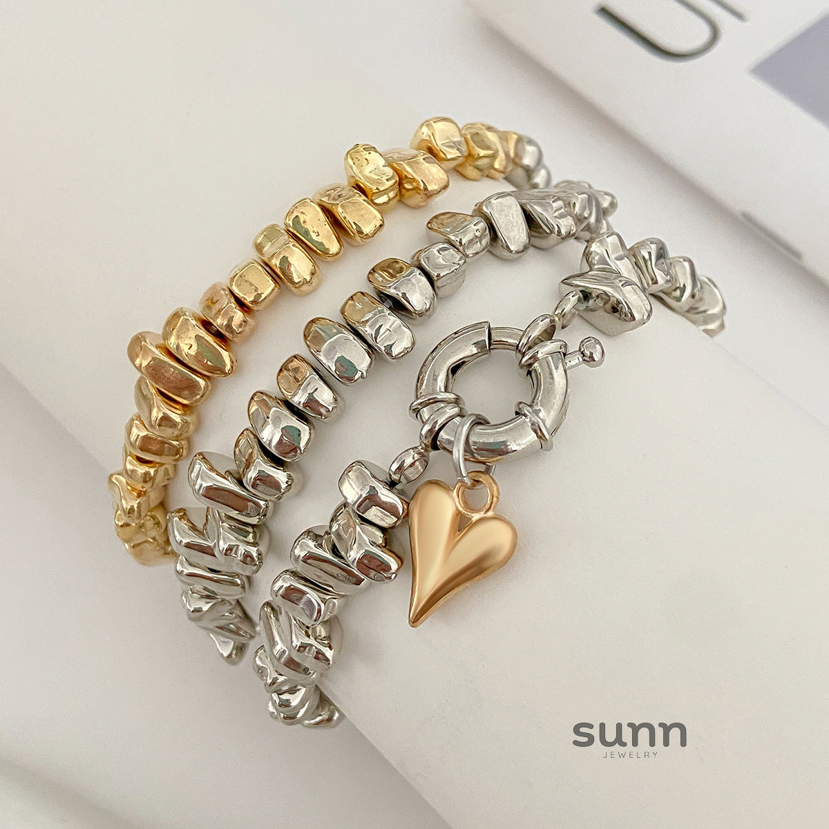 Truth Crushed Stone Bracelet [6UQFYHUM]