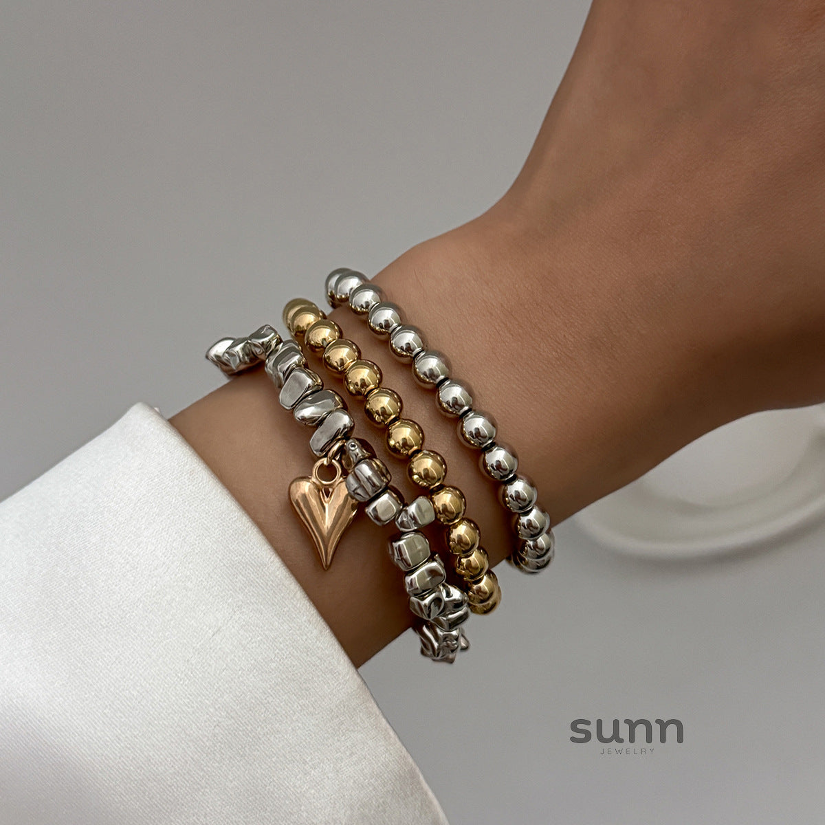 Truth Crushed Stone Bracelet [ABK7DXW1]