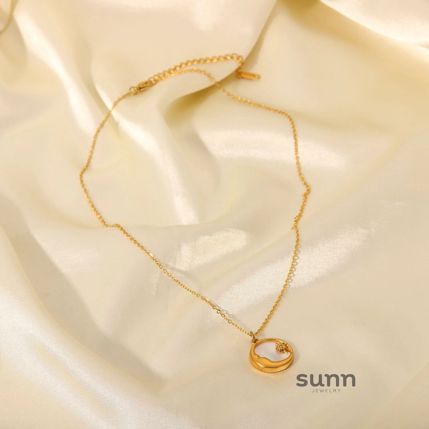 Tulsi Layered Pearl Charm Necklace