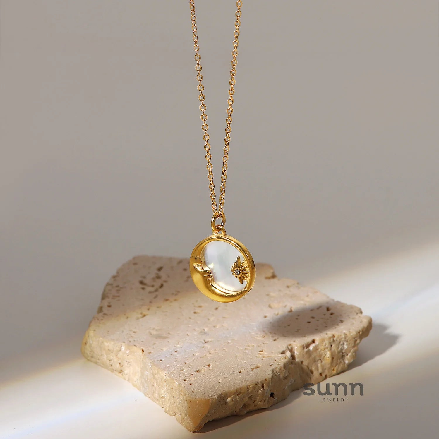 Tulsi Layered Pearl Charm Necklace