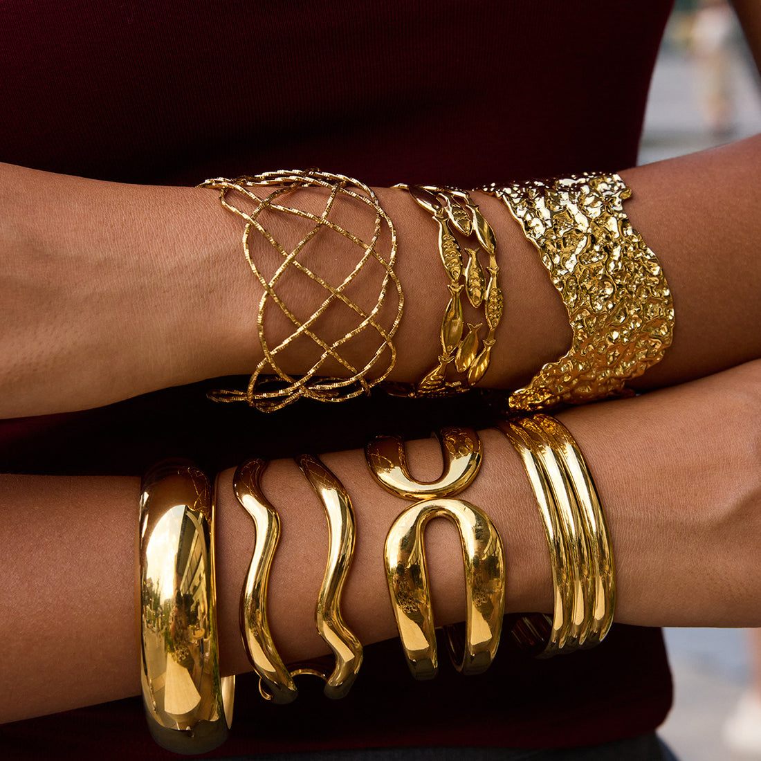 Tulsi Sleek Bangle Stack [80B19Q8K]