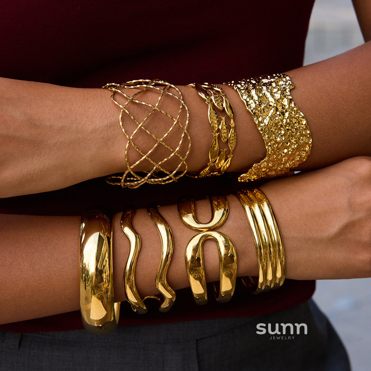 Tulsi Sleek Bangle Stack [EE4169XC]