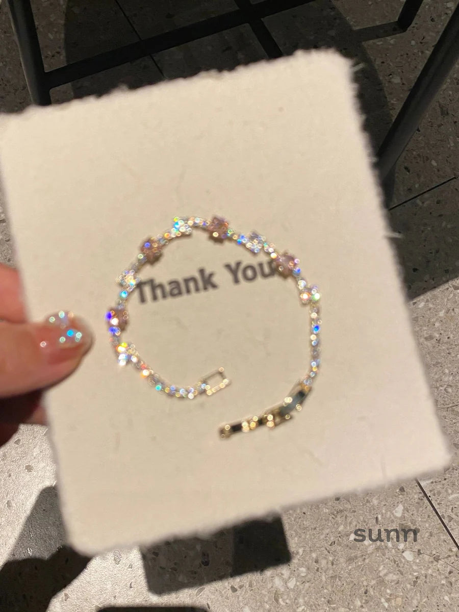 Tyana Pink Zirconia Bracelet