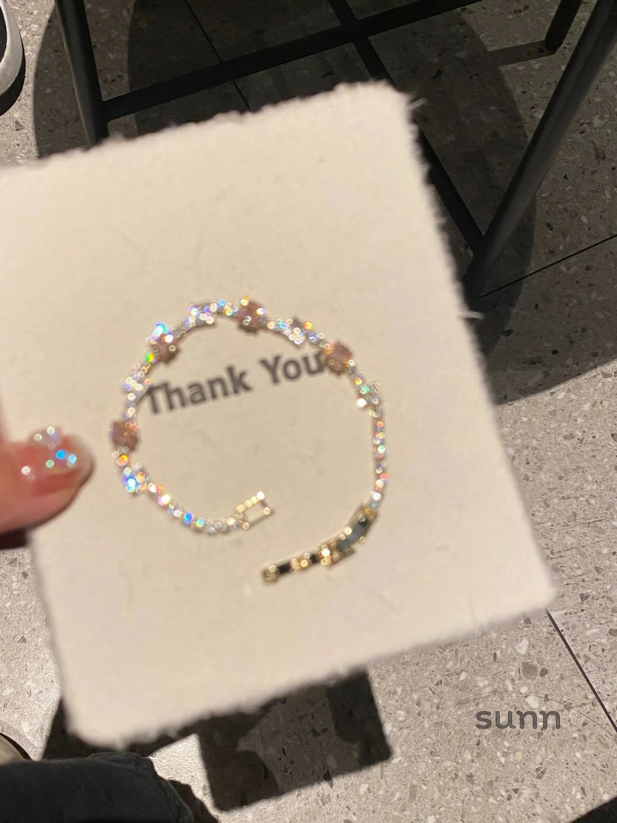 Tyana Pink Zirconia Bracelet