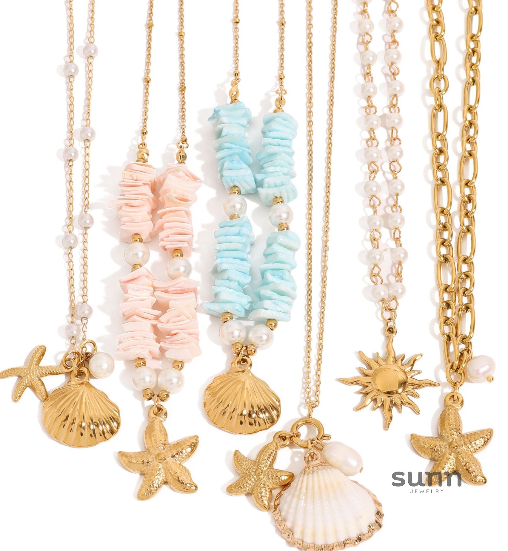 Tyanna Pearl Shell Necklace [7Q6QPOJP]