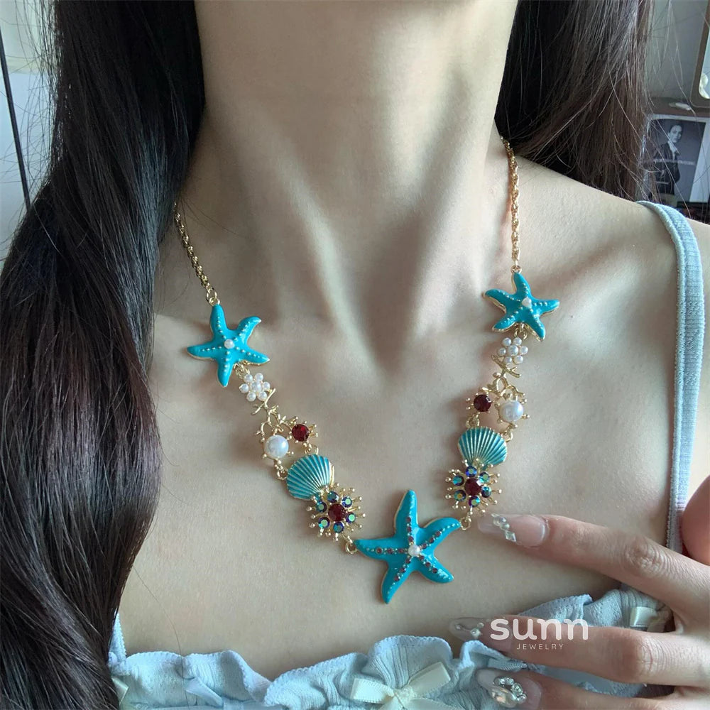Tyanna Starfish Shell Necklace