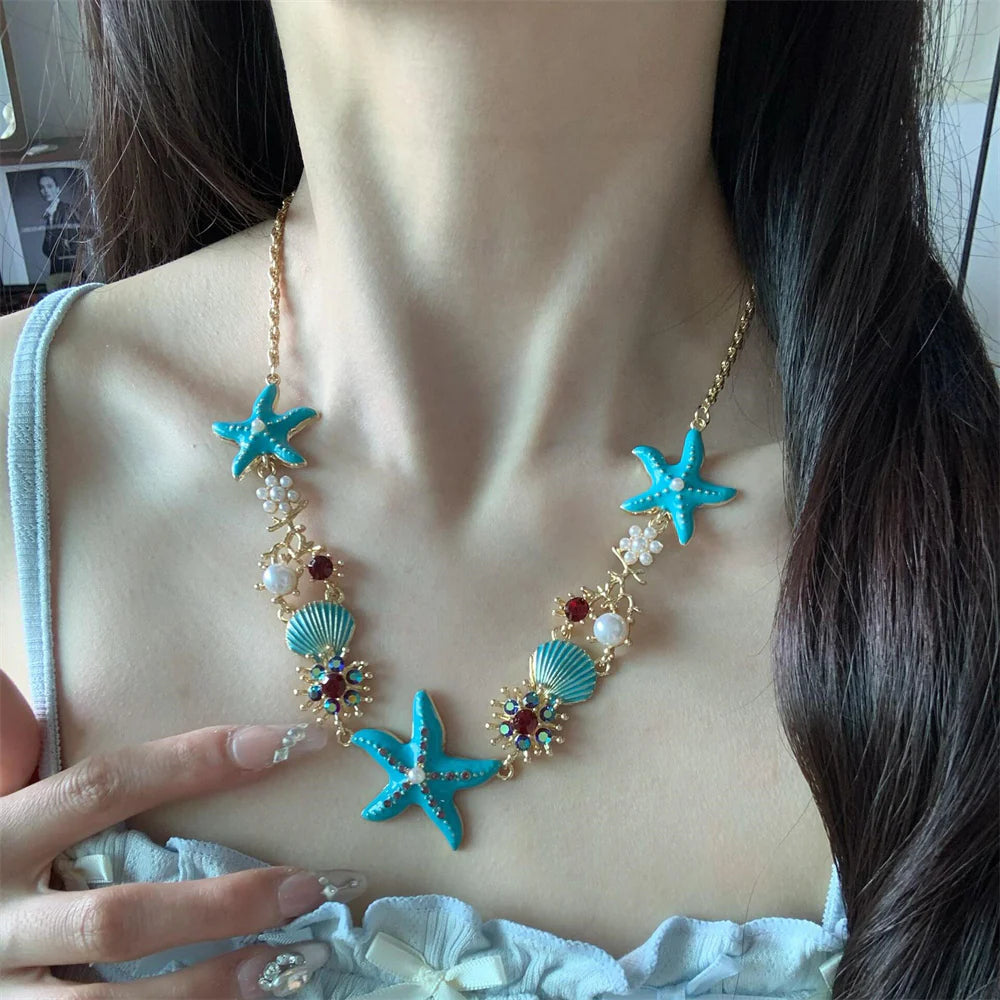 Tyanna Starfish Shell Necklace
