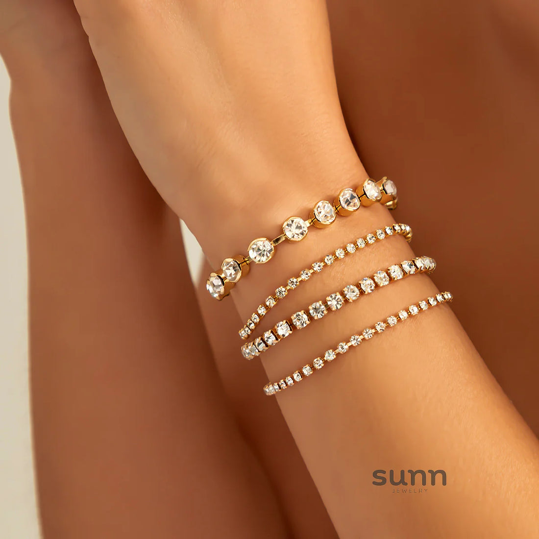 Tylah Layered Pearl Bracelet Set