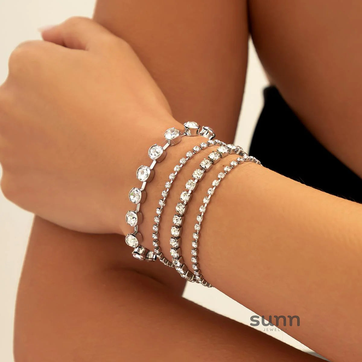 Tylah Layered Pearl Bracelet Set