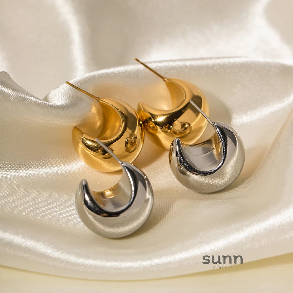 Tylar Modern C-Hoop Earrings