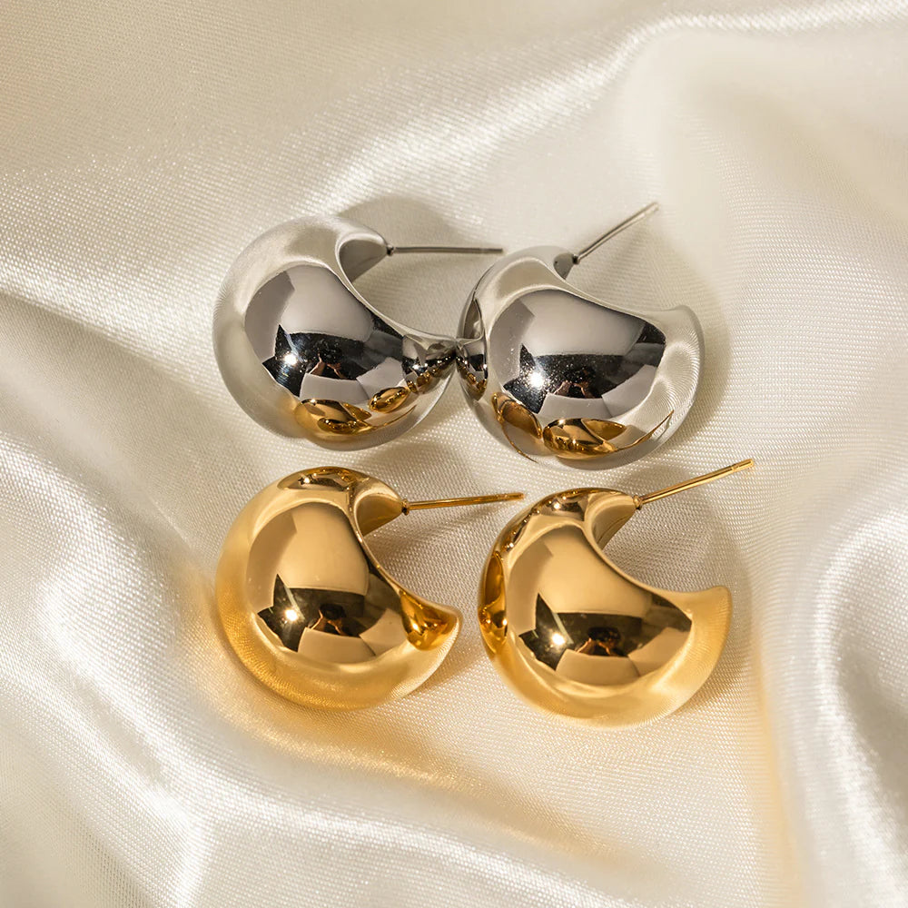 Tylar Modern C-Hoop Earrings