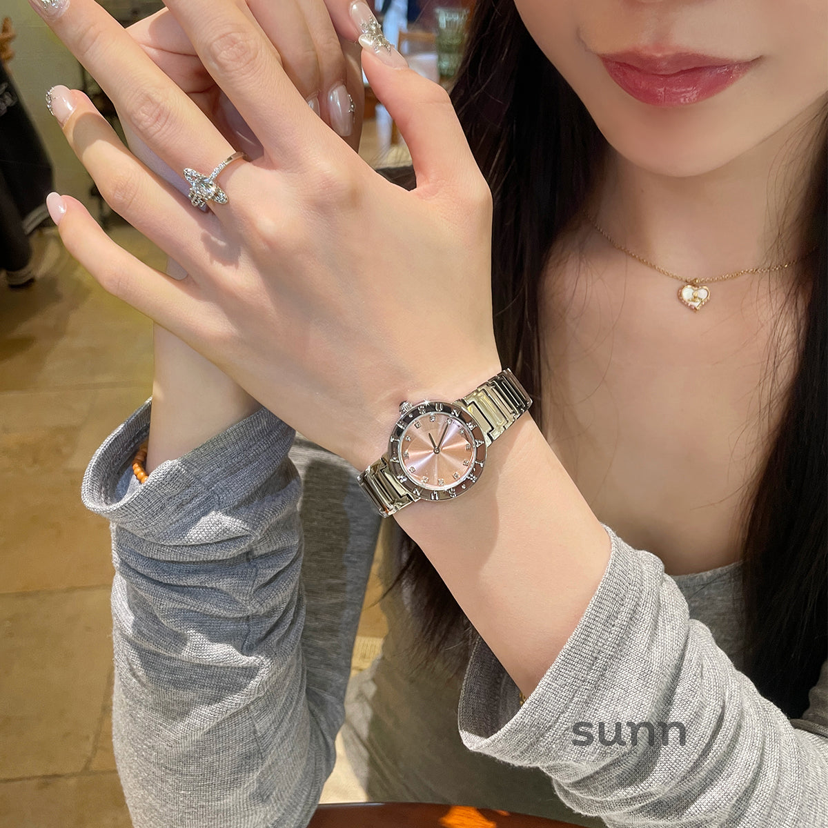 Tyleah Rose Gold Milanese Watch [0M6XHDI1]