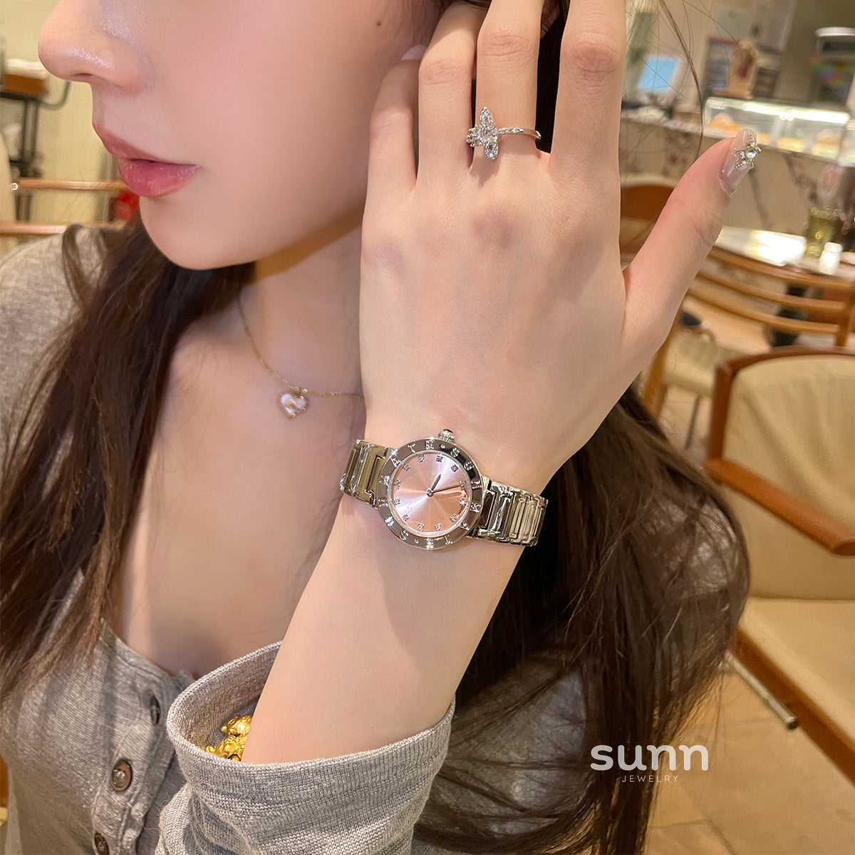 Tyleah Rose Gold Milanese Watch [5QXPXNI8]