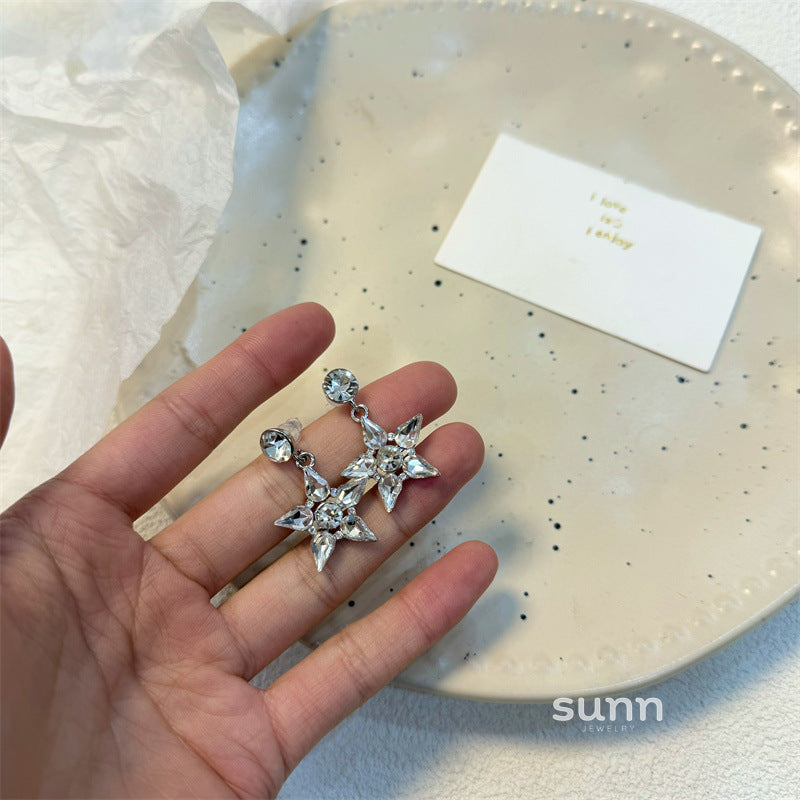 Tyleah Zircon Star Necklace Set [I19V0OLX]